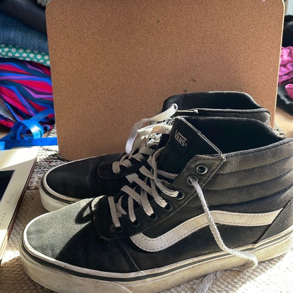 vans woman’s SK8 high tops.